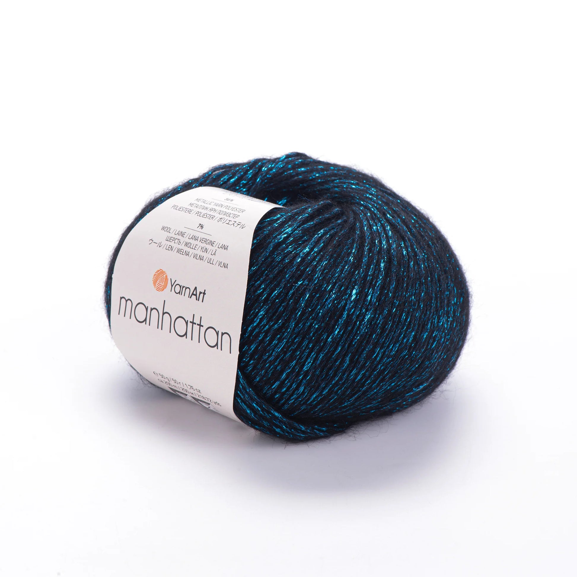 Pack Manhattan de YarnArt - hilo metálico mezcla lana.