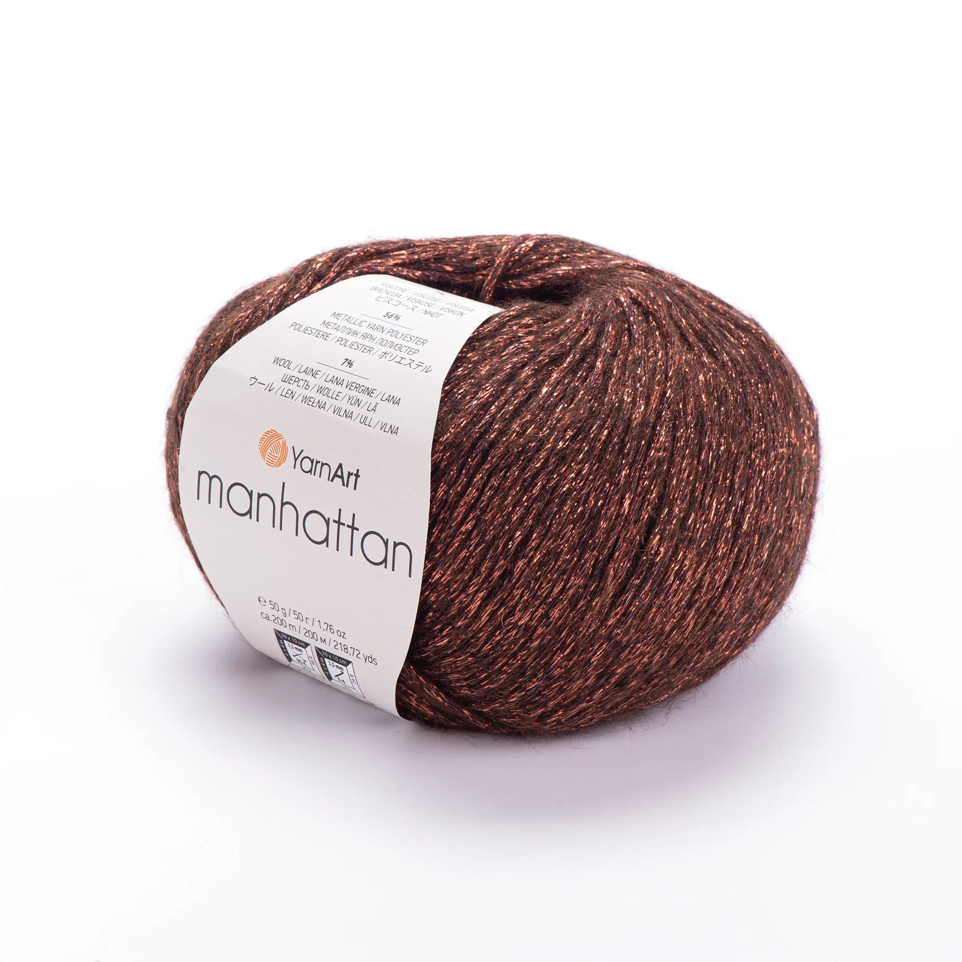 Pack Manhattan de YarnArt - hilo metálico mezcla lana.