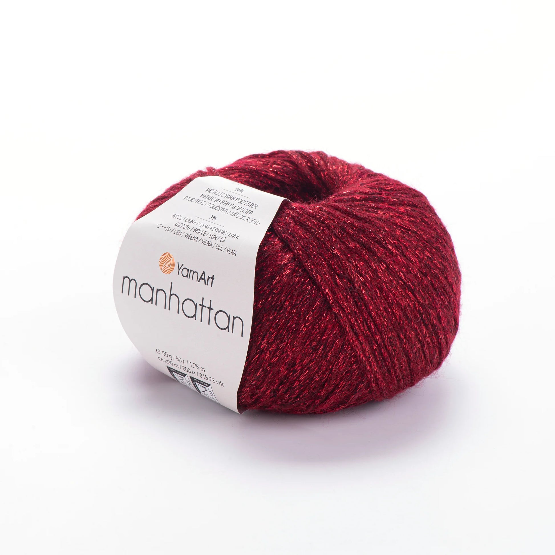Pack Manhattan de YarnArt - hilo metálico mezcla lana.