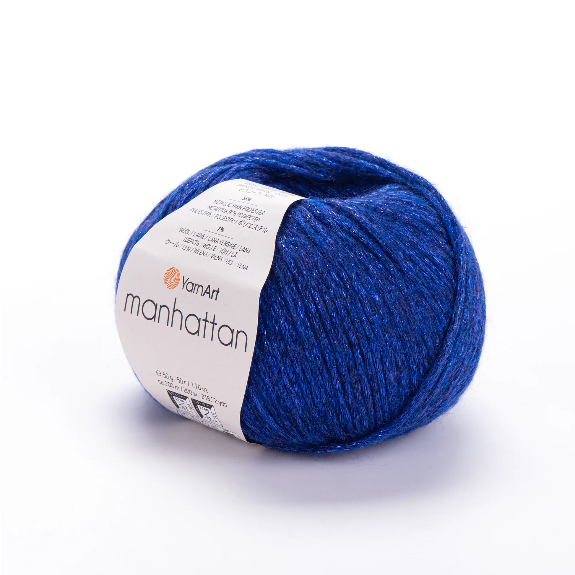 Pack Manhattan de YarnArt - hilo metálico mezcla lana.