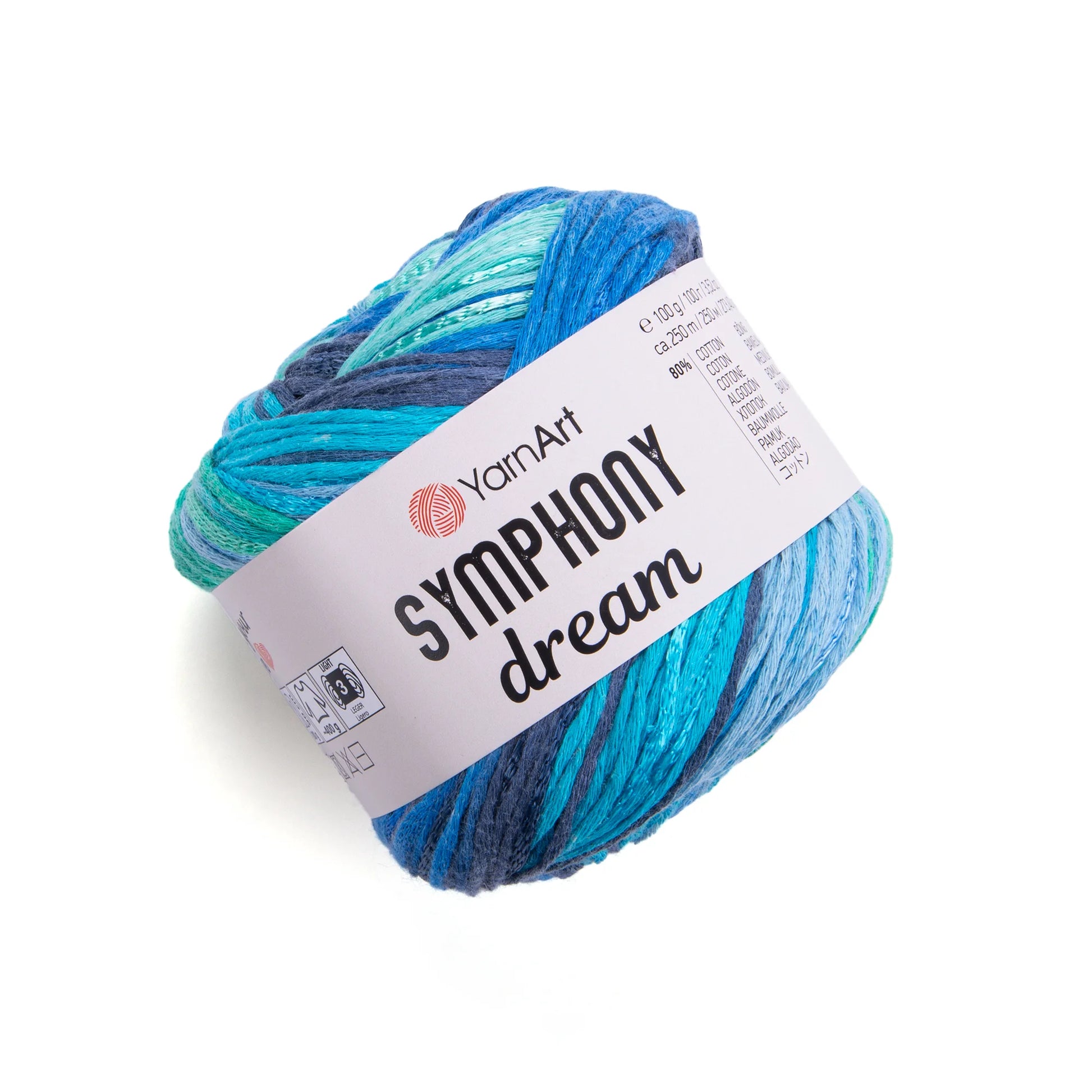YarnArt Symphony Dream – hilado ligero algodón/viscosa.