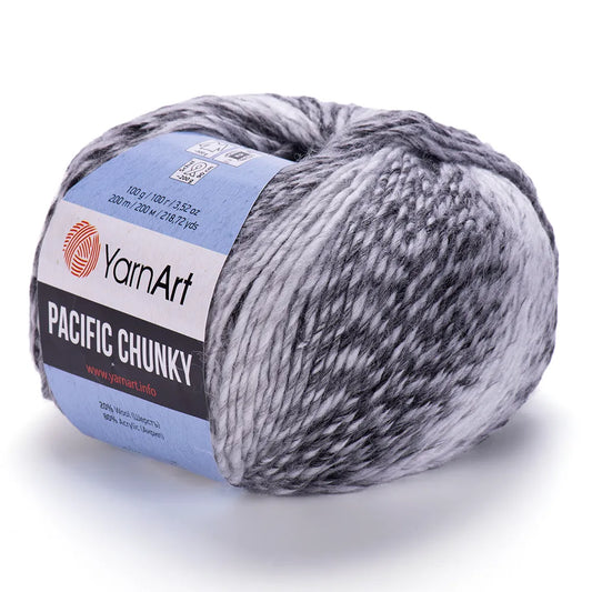 YarnArt | Pack Lana Pacific Chunky – 20% Lana 80% Acrílico Suavidad envolvente en tonos armoniosos