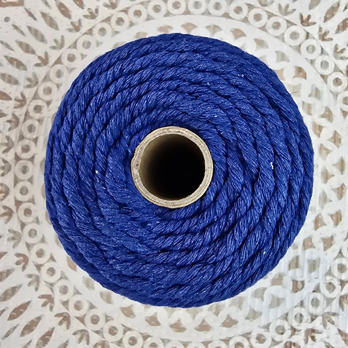 Algodón Macramé Reginella 3mm 400g - Color Azul
