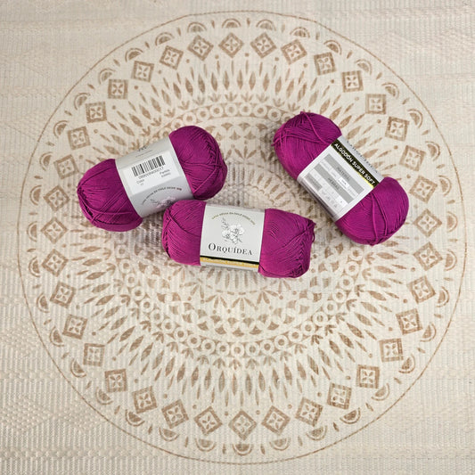 Algodón Super Soft de Orquídea – Ovillo Light DK 100g, 300m – 100% Algodón