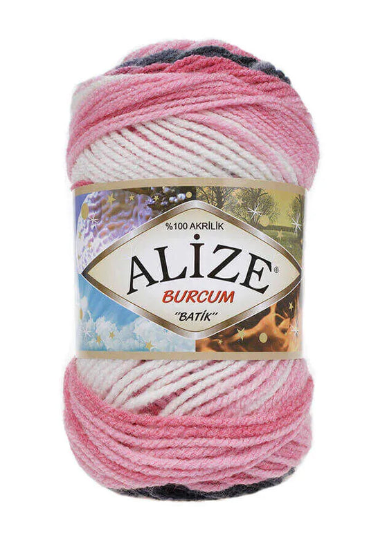 Alize | Pack Lana Burcum Batik 100% acrílico - Teje una lana inteligente y de textura única