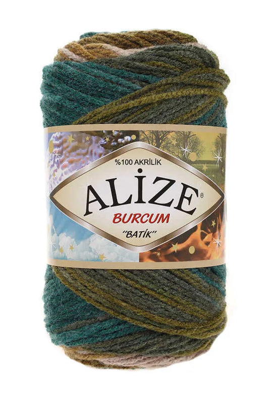 Alize | Pack Lana Burcum Batik 100% acrílico - Teje una lana inteligente y de textura única