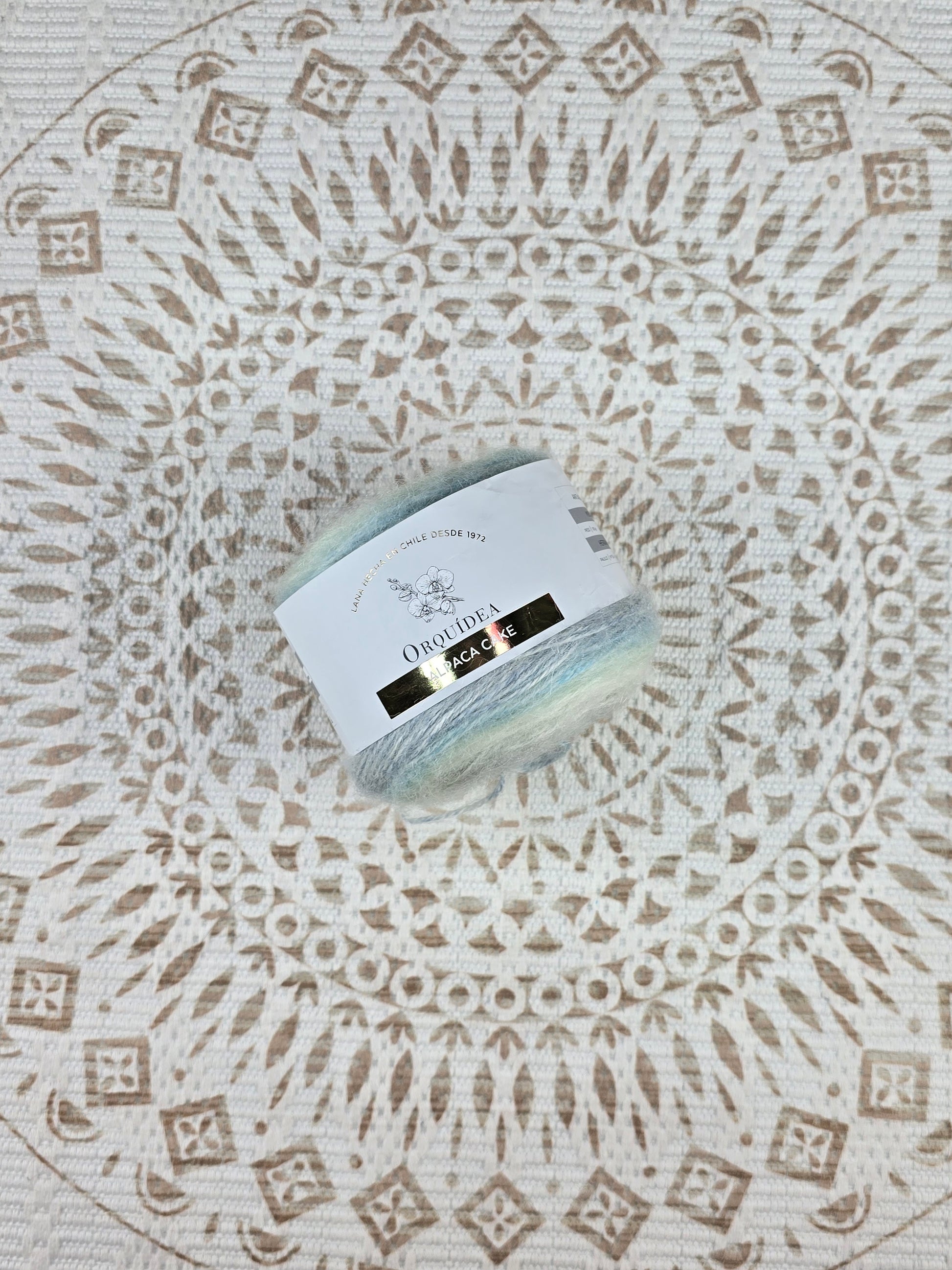 Alpaca Cake 100 grs - Color Celeste Gris
