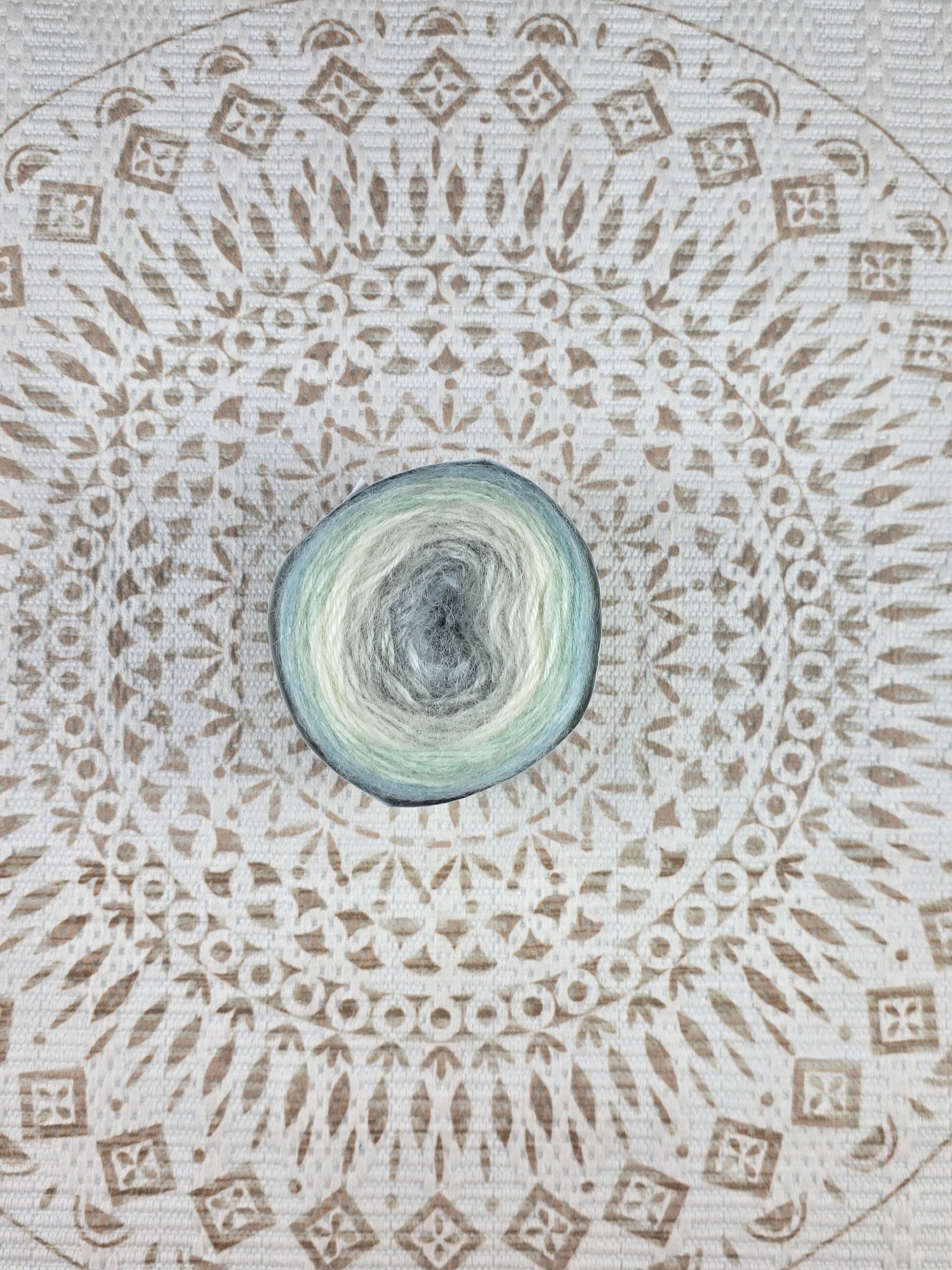 Alpaca Cake 100 grs - Color Celeste Gris
