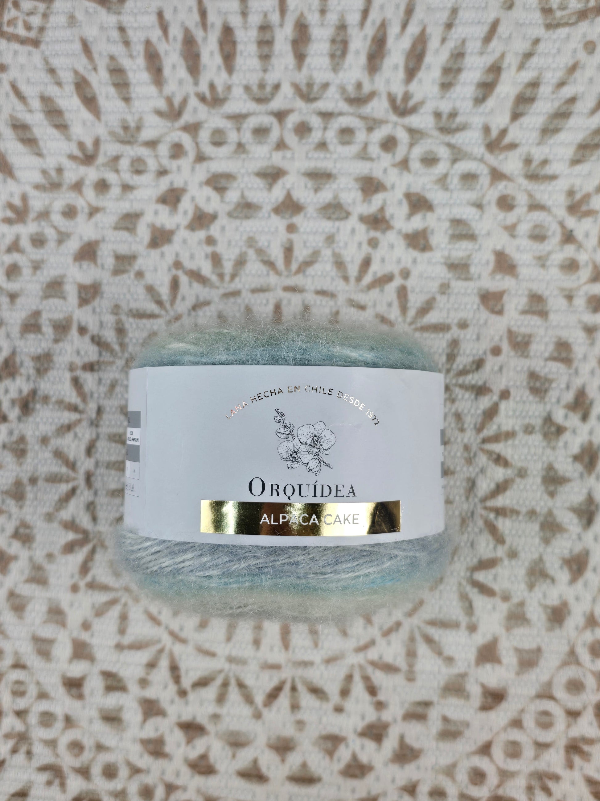 Alpaca Cake 100 grs - Color Celeste Gris