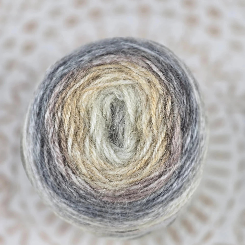 Alpaca Cake 100 grs - Color Gris Crudo