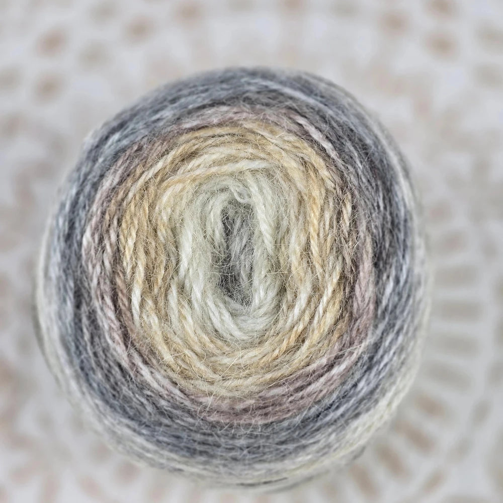 Alpaca Cake 100 grs - Color Gris Crudo