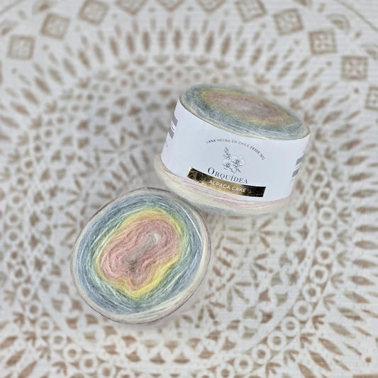 Alpaca Cake 100 grs - Color Gris Salvia