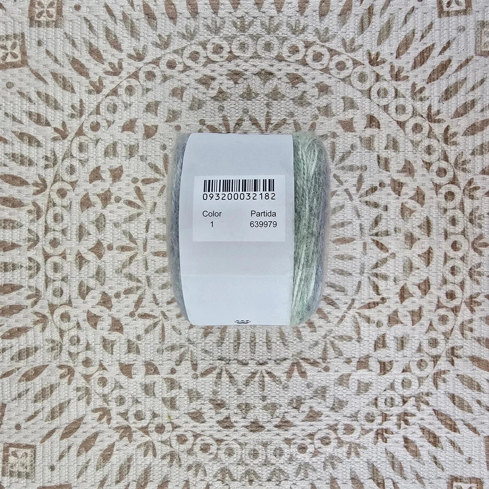 Alpaca Cake 100 grs - Color Gris Salvia