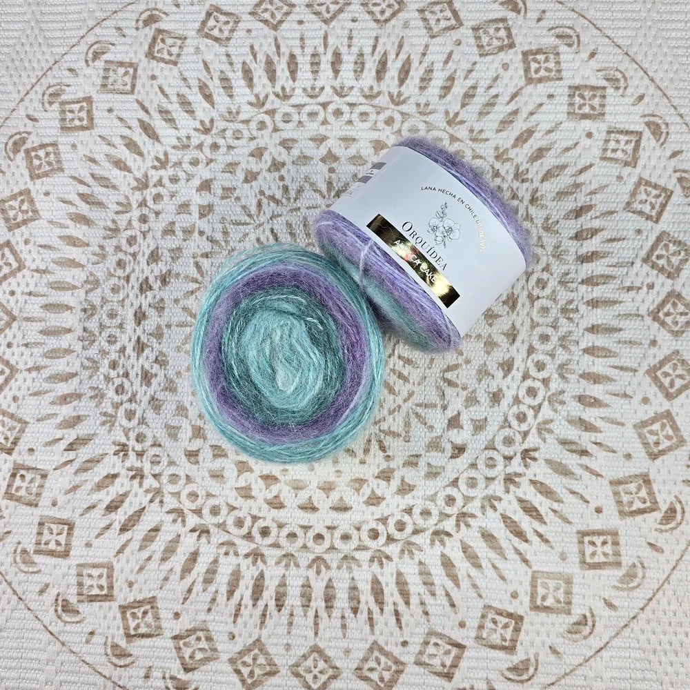 Alpaca Cake 100 grs - Color Uva Turquesa
