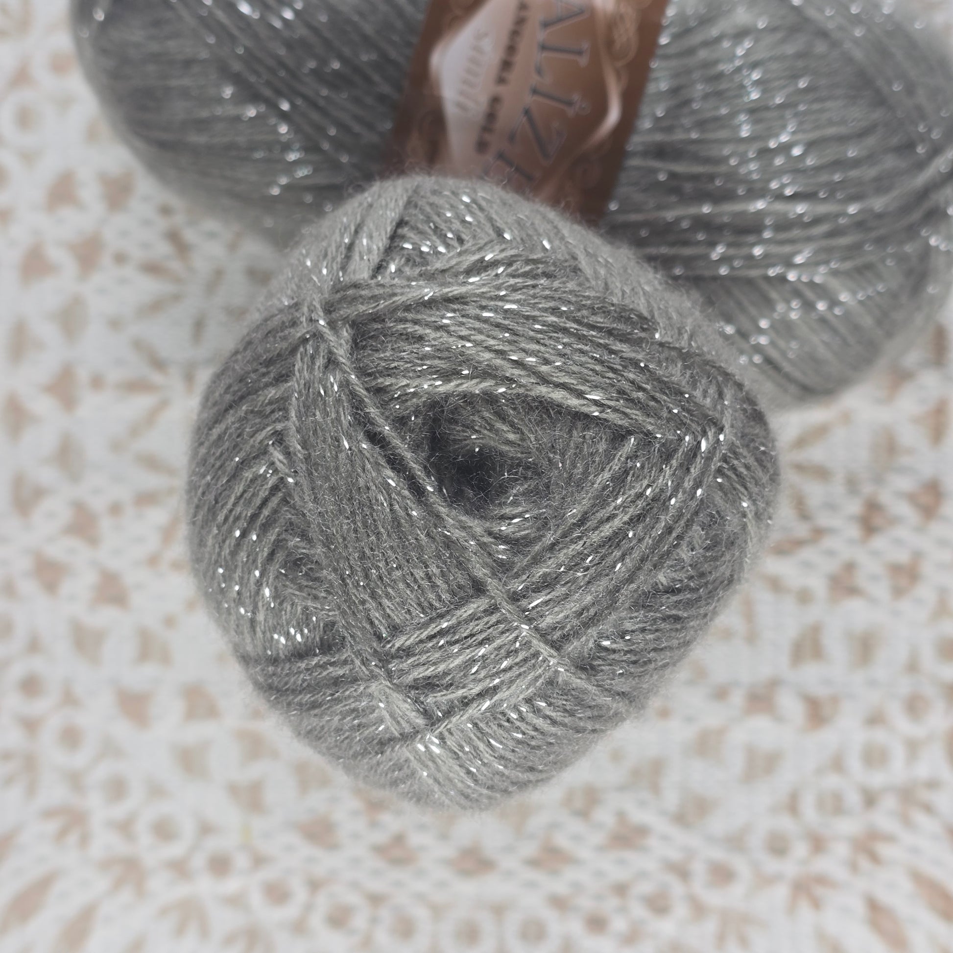 Angora Gold Simli de Alize – Mezcla acrílico y lana brillante – - Color 283