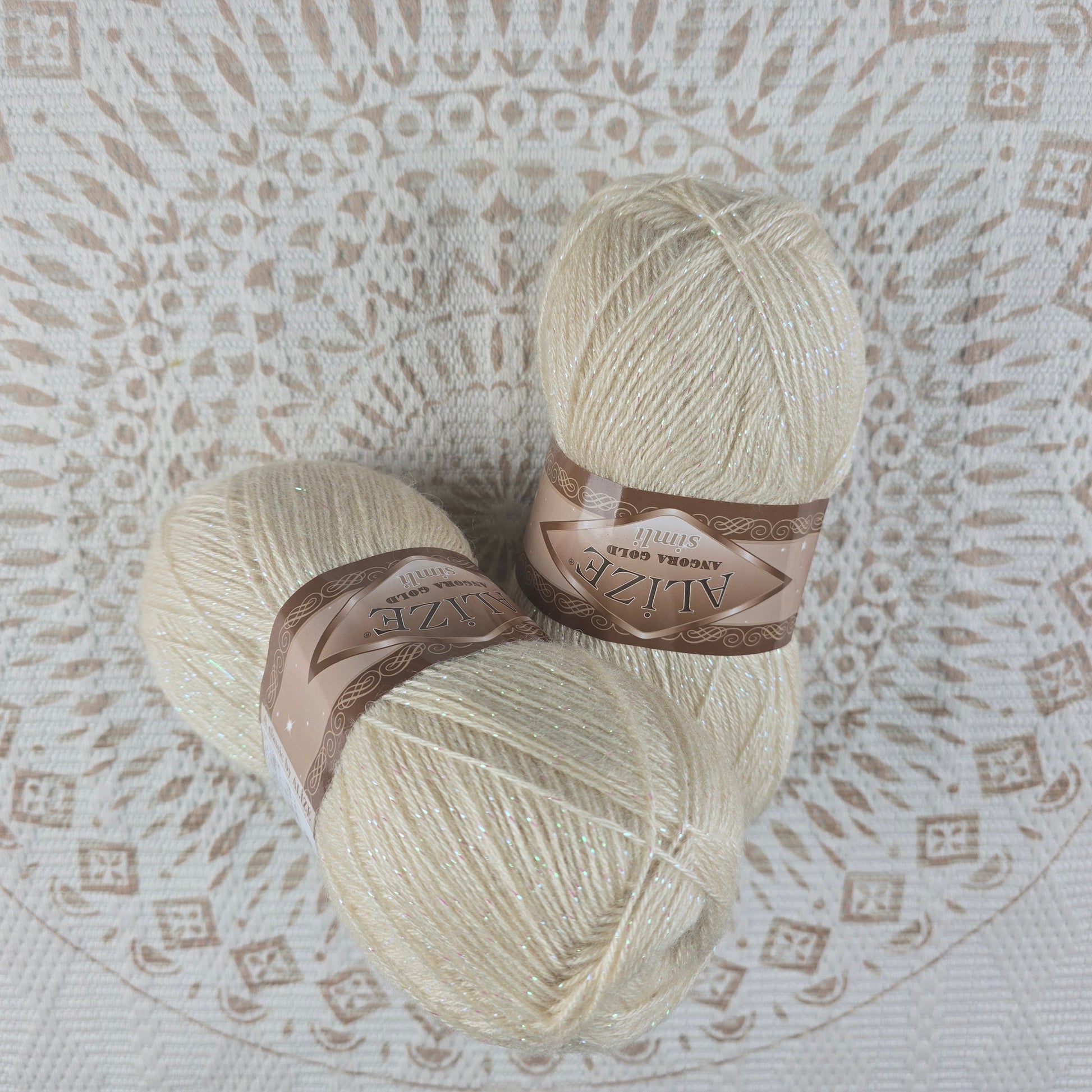 Angora Gold Simli de Alize – Mezcla acrílico y lana brillante – - Color 67