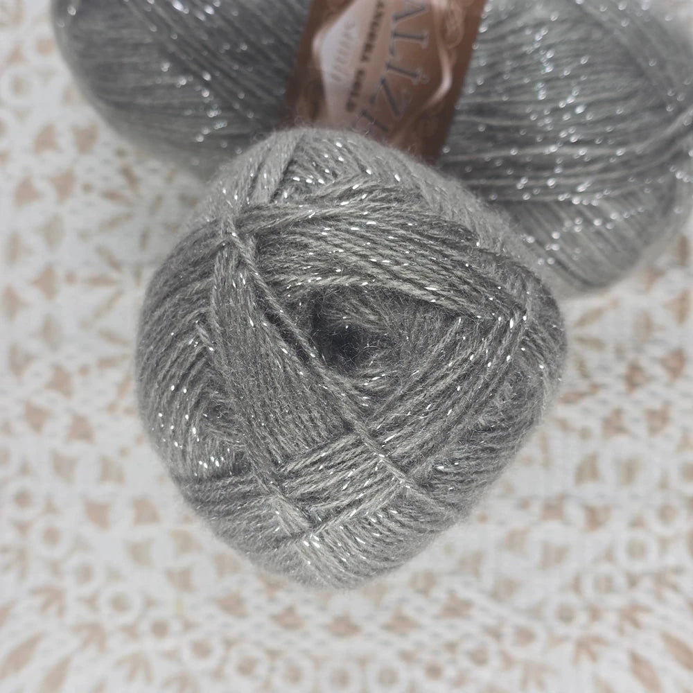 Angora Gold Simli de Alize – Mezcla acrílico y lana brillante – - Color 283