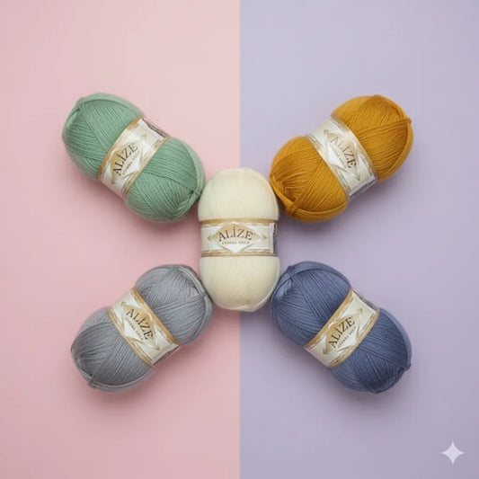 Angora Gold de Alize – Suavidad y Rendimiento – 80% Acrílico y 20% Lana - ANG_1