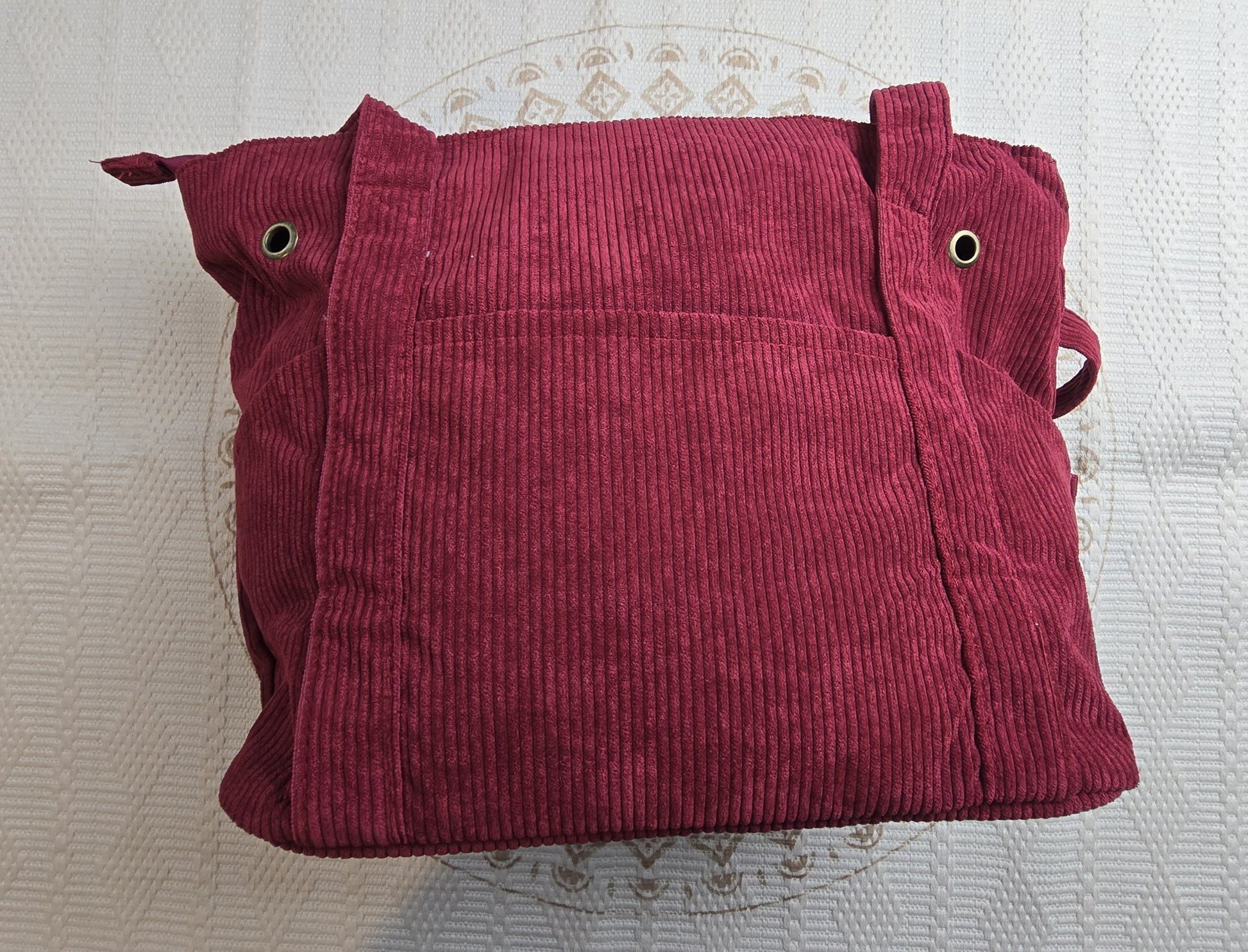 Bolso Organizador para Tejer de Orquídea - Color Burdeo