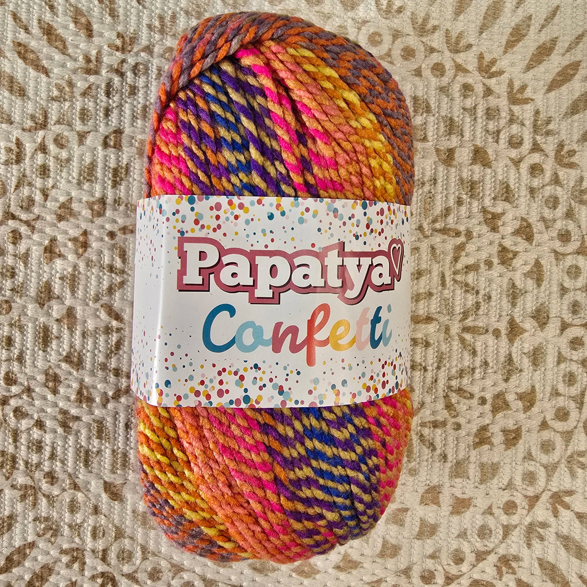 Color Mageta Confetti de Papatya Ovillo Aran 100g Acrílico | La Madeja