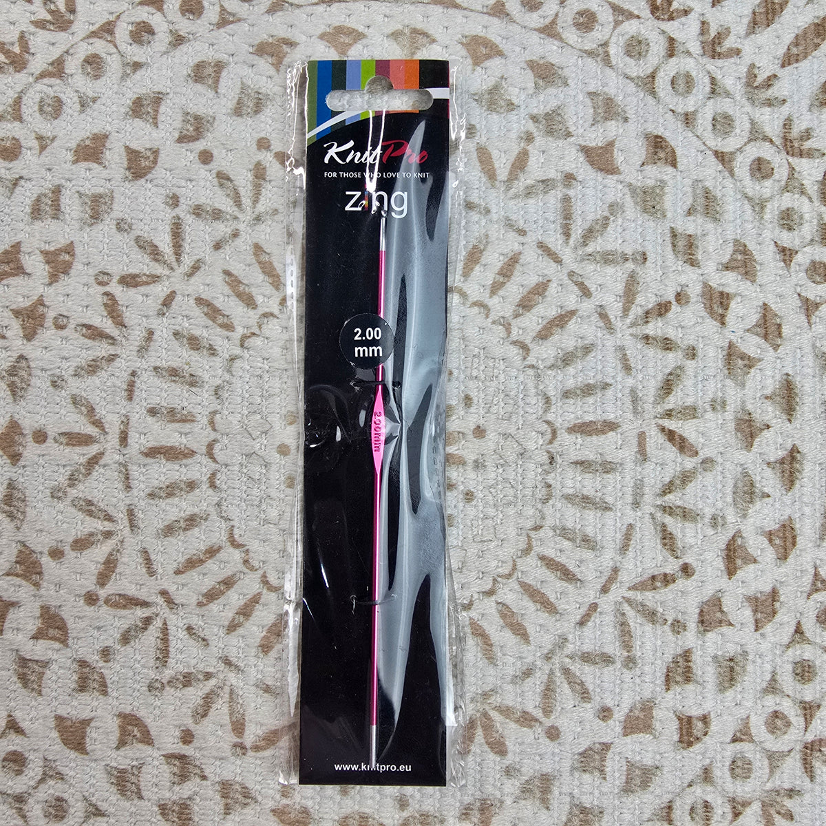 Crochet Zing de Knit Pro – Ganchillo de Aluminio Liviano – 10 Medidas