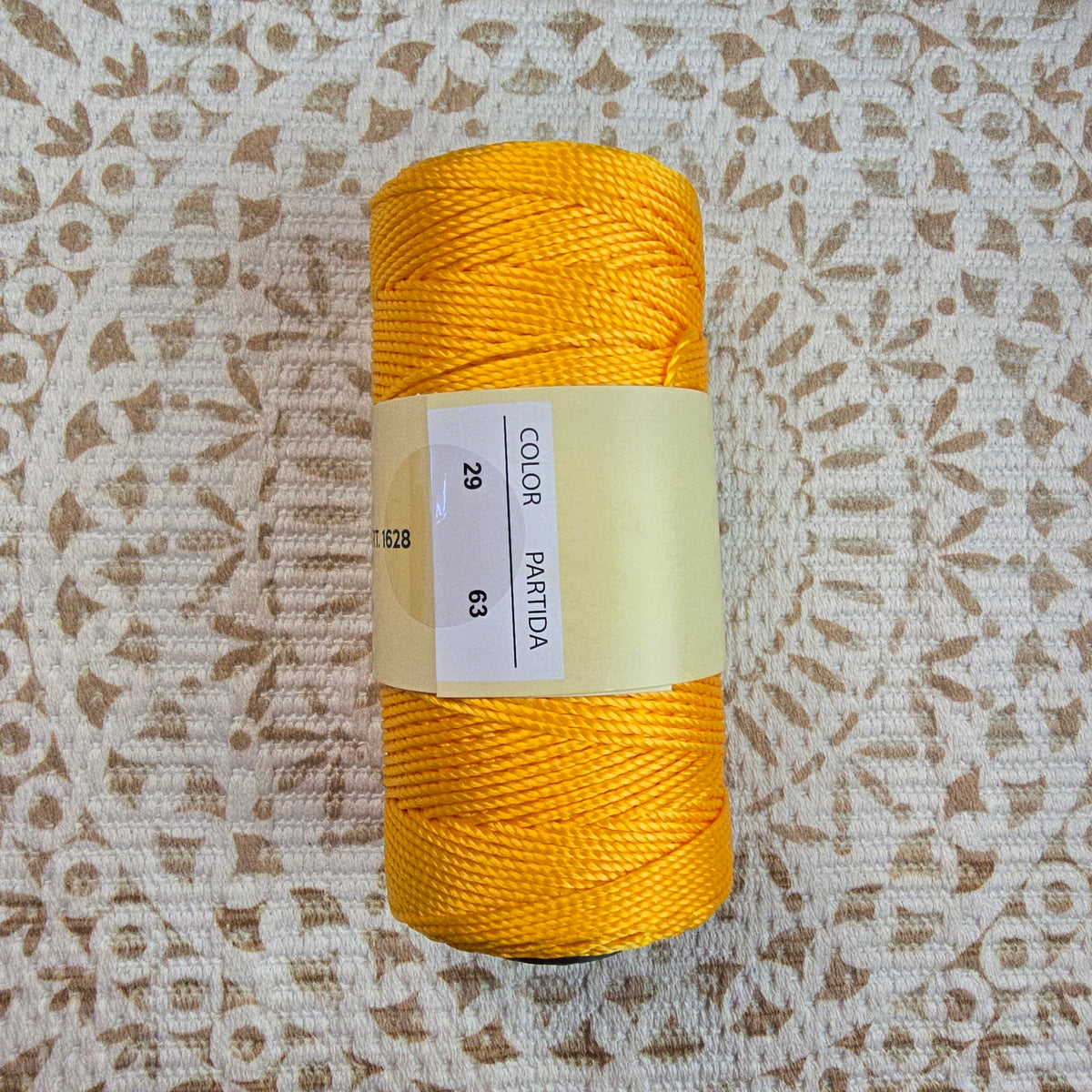 Cordón Decora de Petunia - Grueso para Macramé y Manualidades - Color Amarillo_29