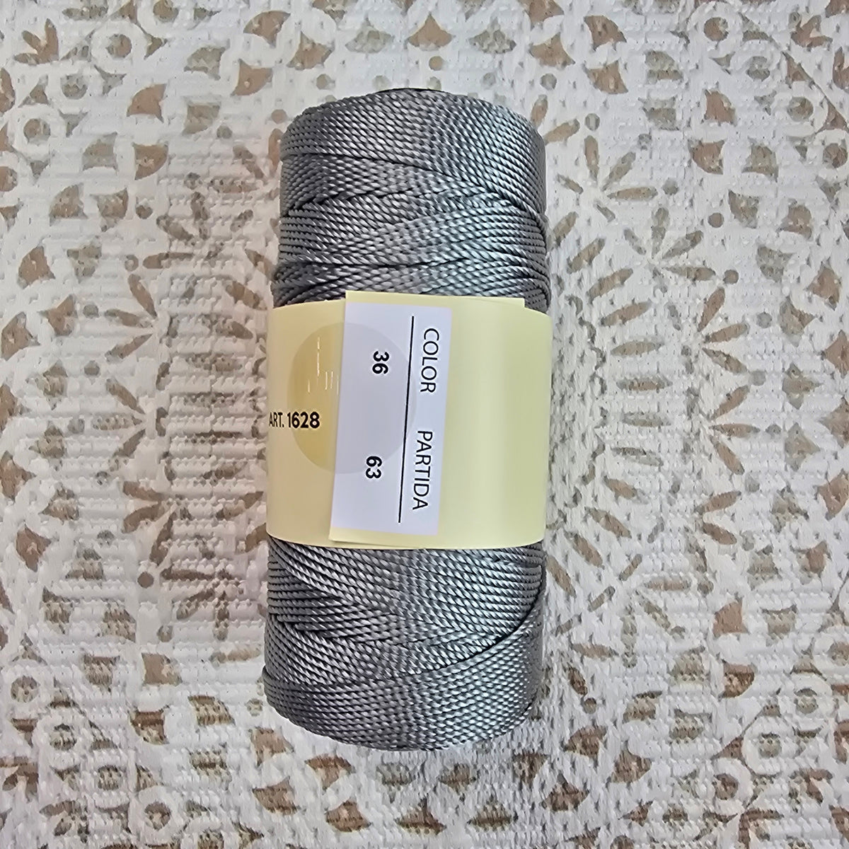 Cordón Decora de Petunia - Grueso para Macramé y Manualidades - Color Gris_36