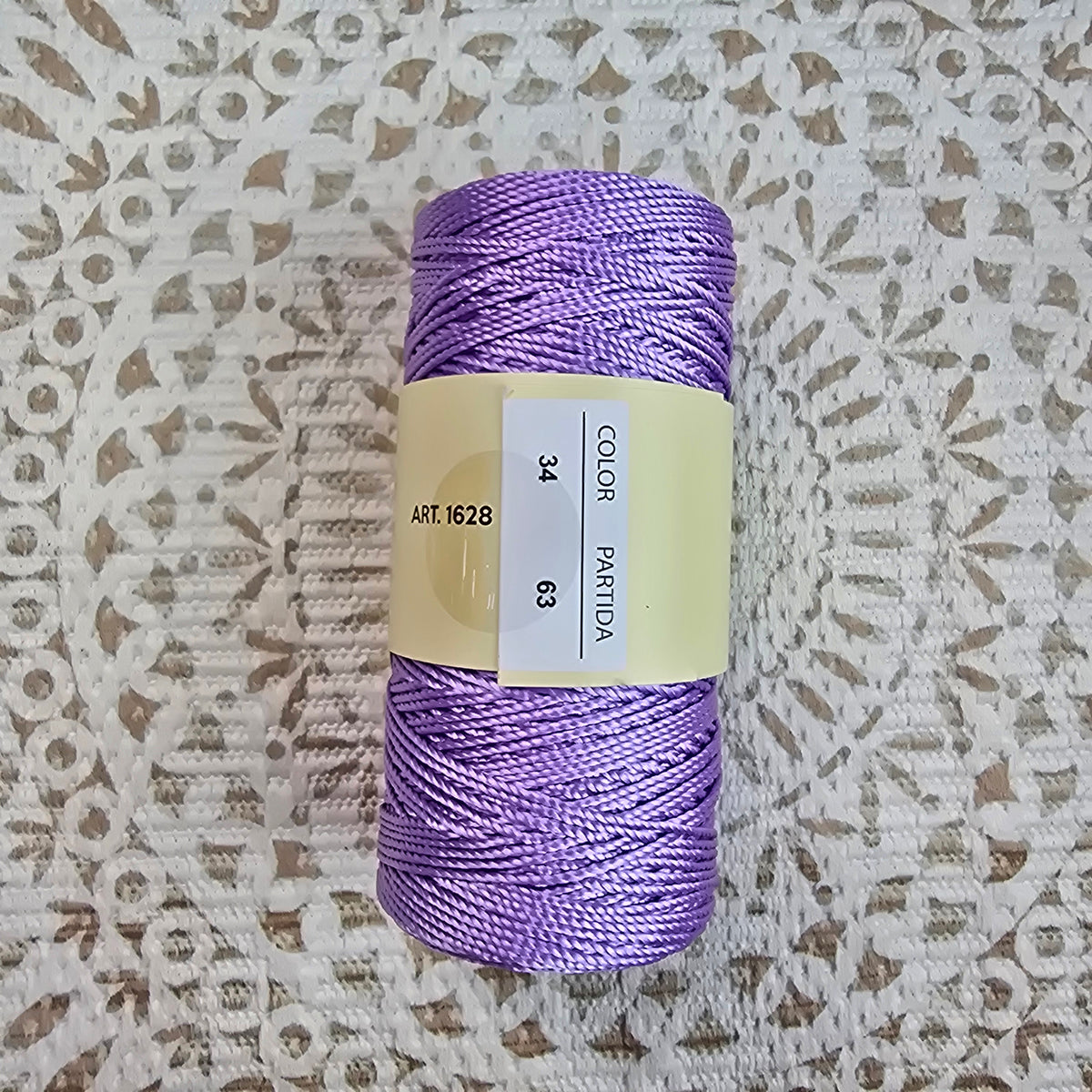 Cordón Decora de Petunia - Grueso para Macramé y Manualidades - Color Lila_34