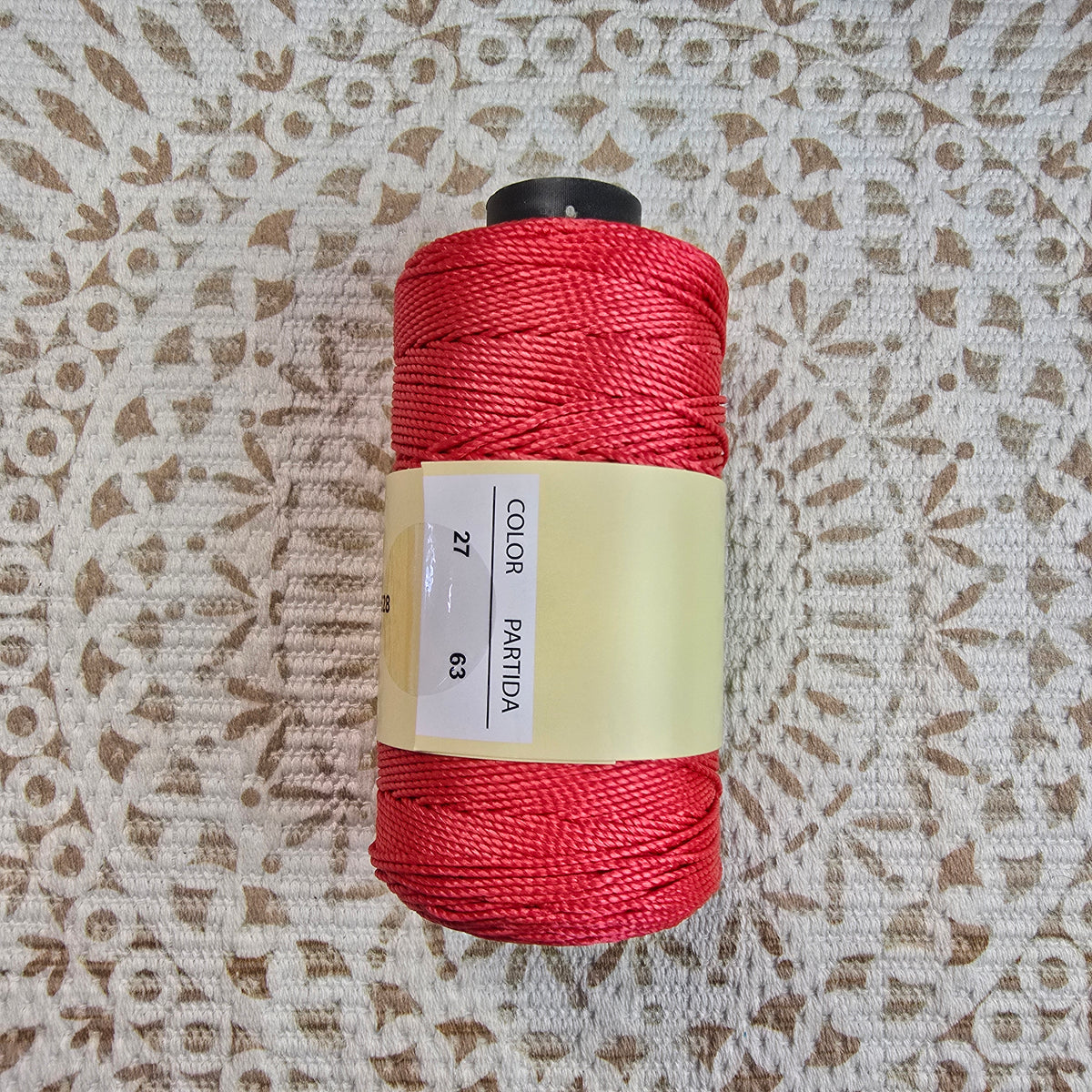 Cordón Decora de Petunia - Grueso para Macramé y Manualidades - Color Rojo_27