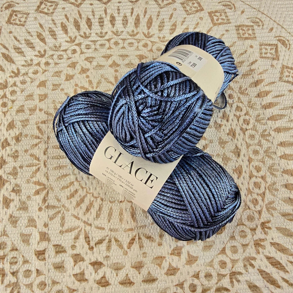 Lana Glace de YarnArt – Brillo y Suavidad para tus Prendas – Acrílico y Poliamida - Color Celeste