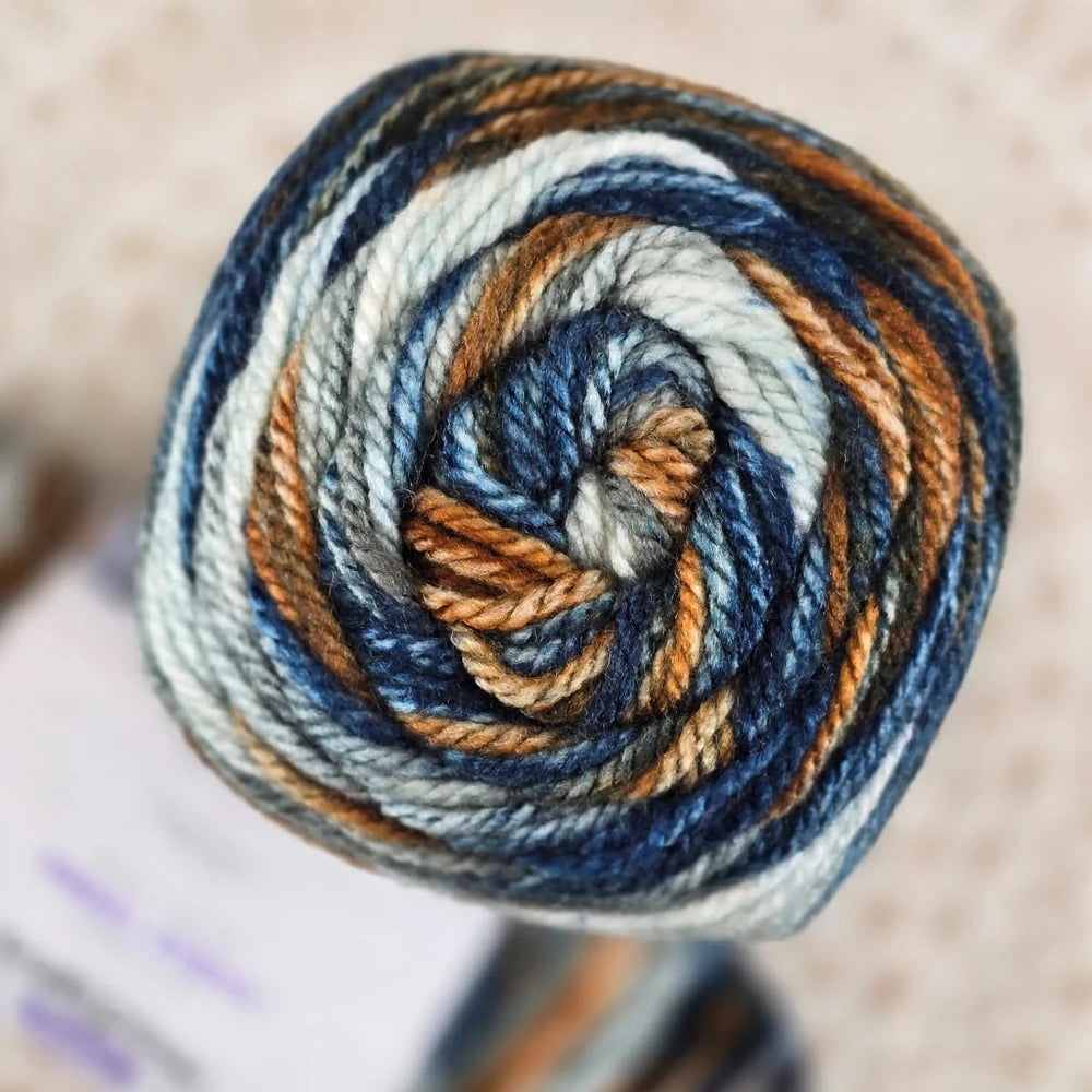 Lana Ámbar Terra Matizada 200 g Low Pilling - Color 11
