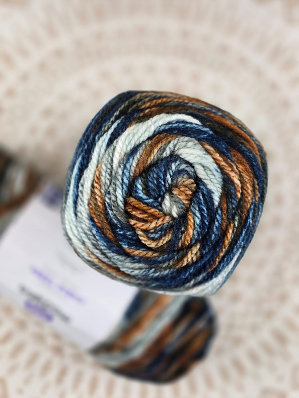 Lana Ámbar Terra Matizada 200 g Low Pilling - Color 11