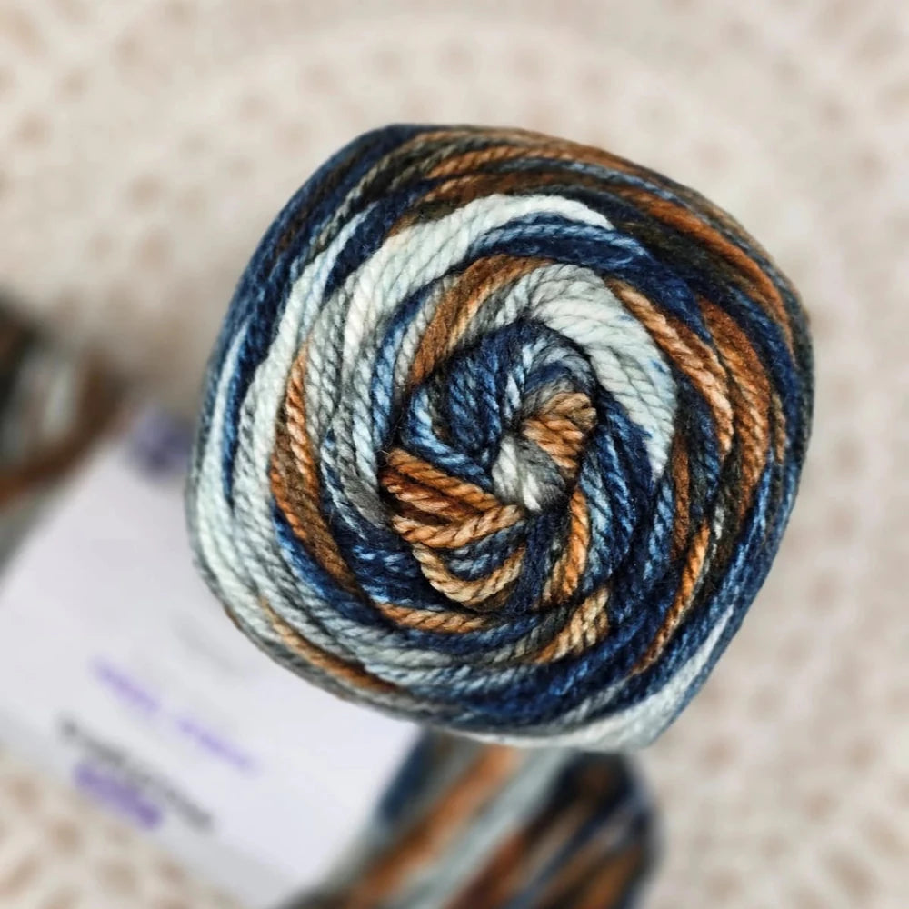 Lana Ámbar Terra Matizada 200 g Low Pilling - Color 11