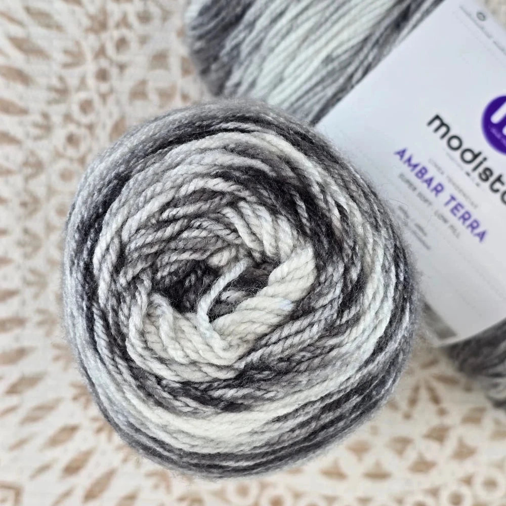 Lana Ámbar Terra Matizada 200 g Low Pilling - Color 16