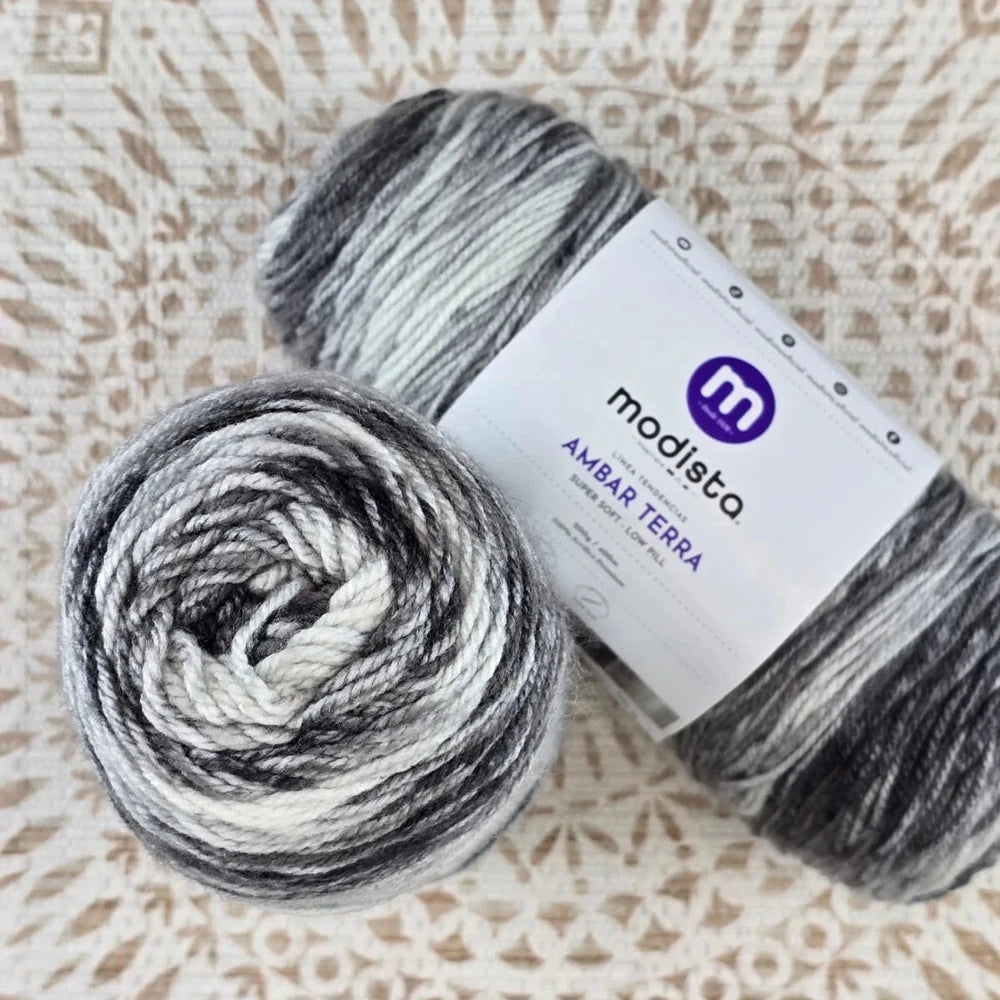 Lana Ámbar Terra Matizada 200 g Low Pilling - Color 16