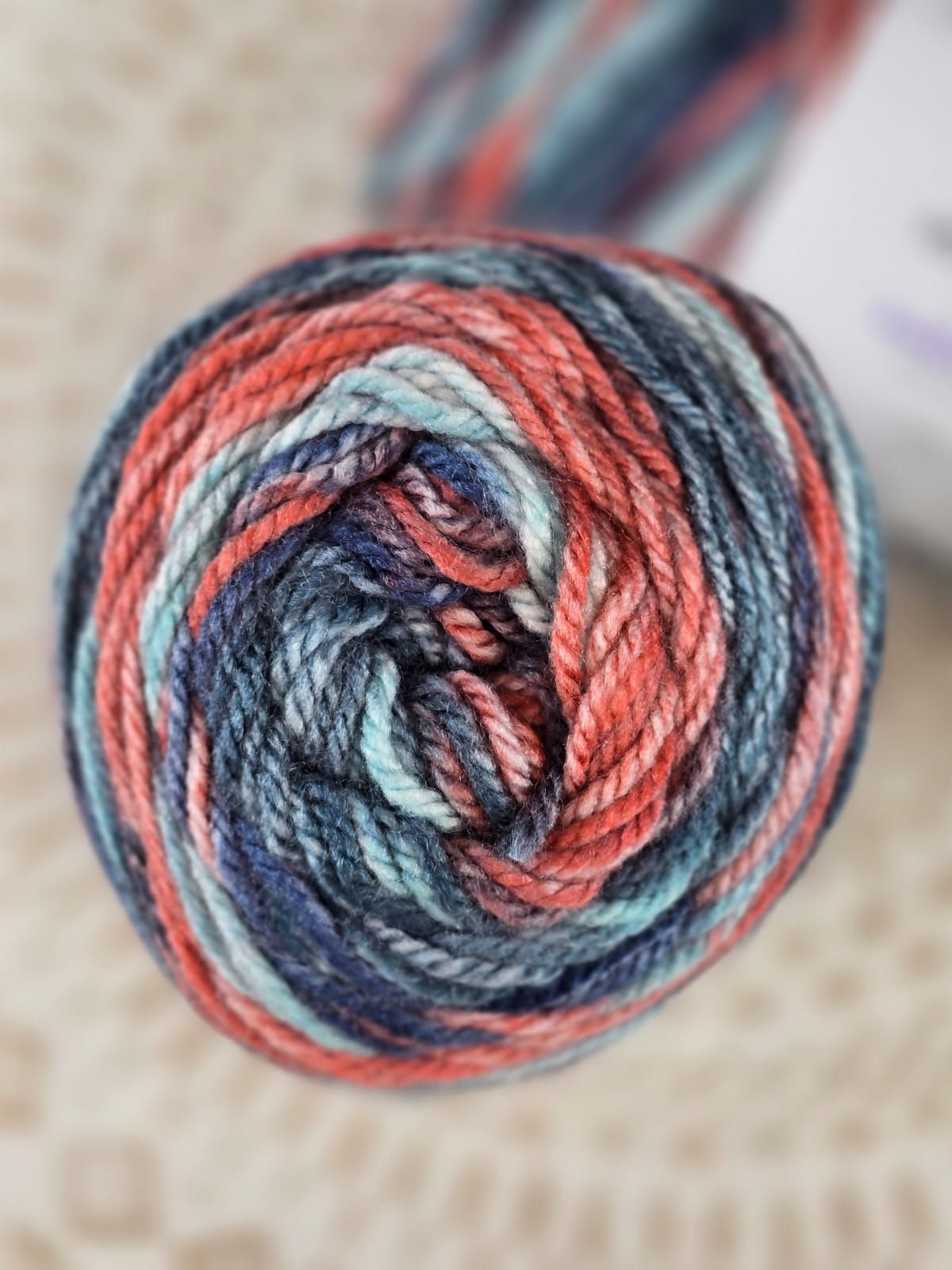 Lana Ámbar Terra Matizada 200 g Low Pilling - Color 26