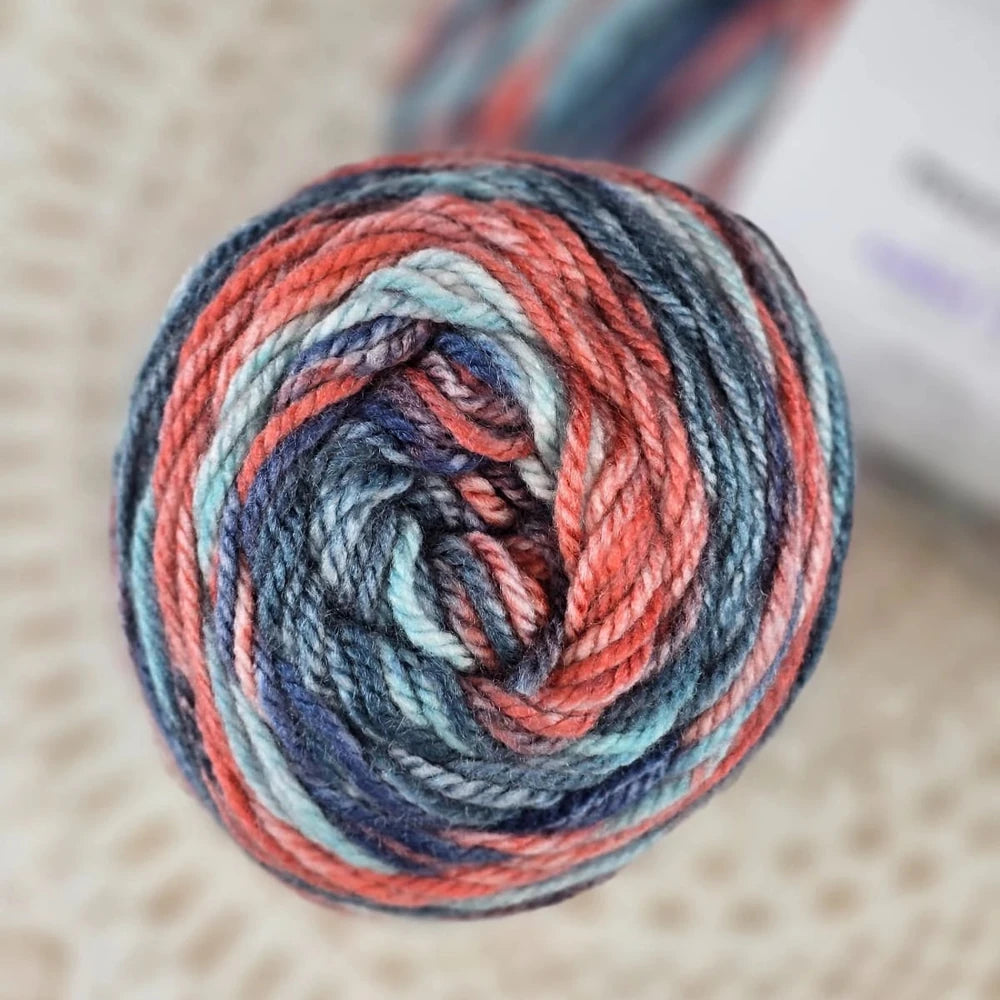 Lana Ámbar Terra Matizada 200 g Low Pilling - Color 26