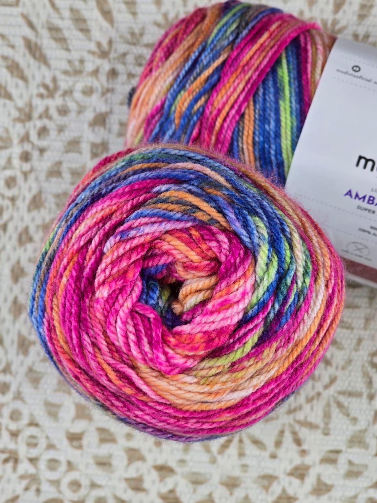 Lana Ámbar Terra Matizada 200 g Low Pilling - Color 27