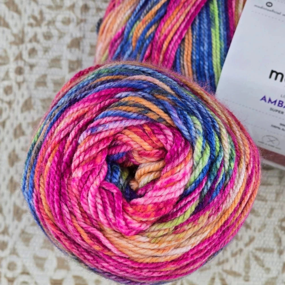 Lana Ámbar Terra Matizada 200 g Low Pilling - Color 27