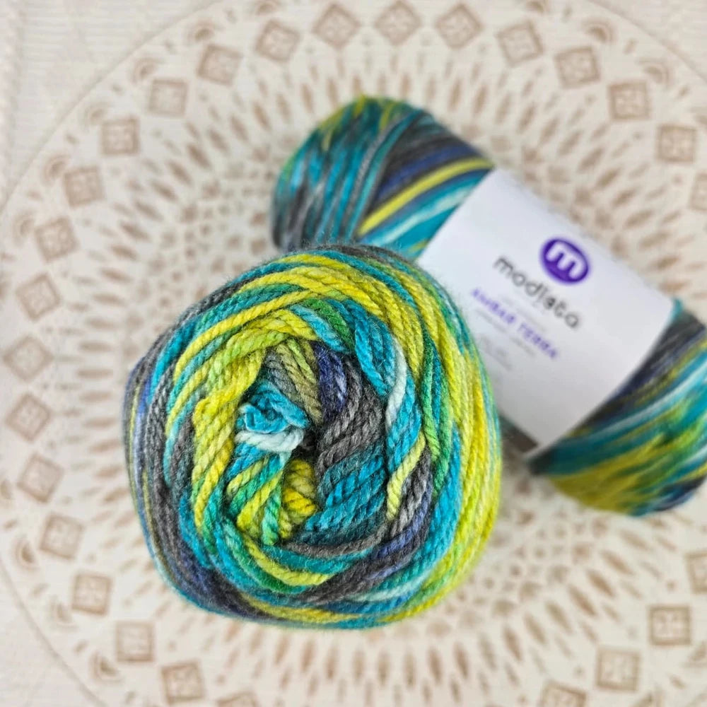 Lana Ámbar Terra Matizada 200 g Low Pilling - Color 30