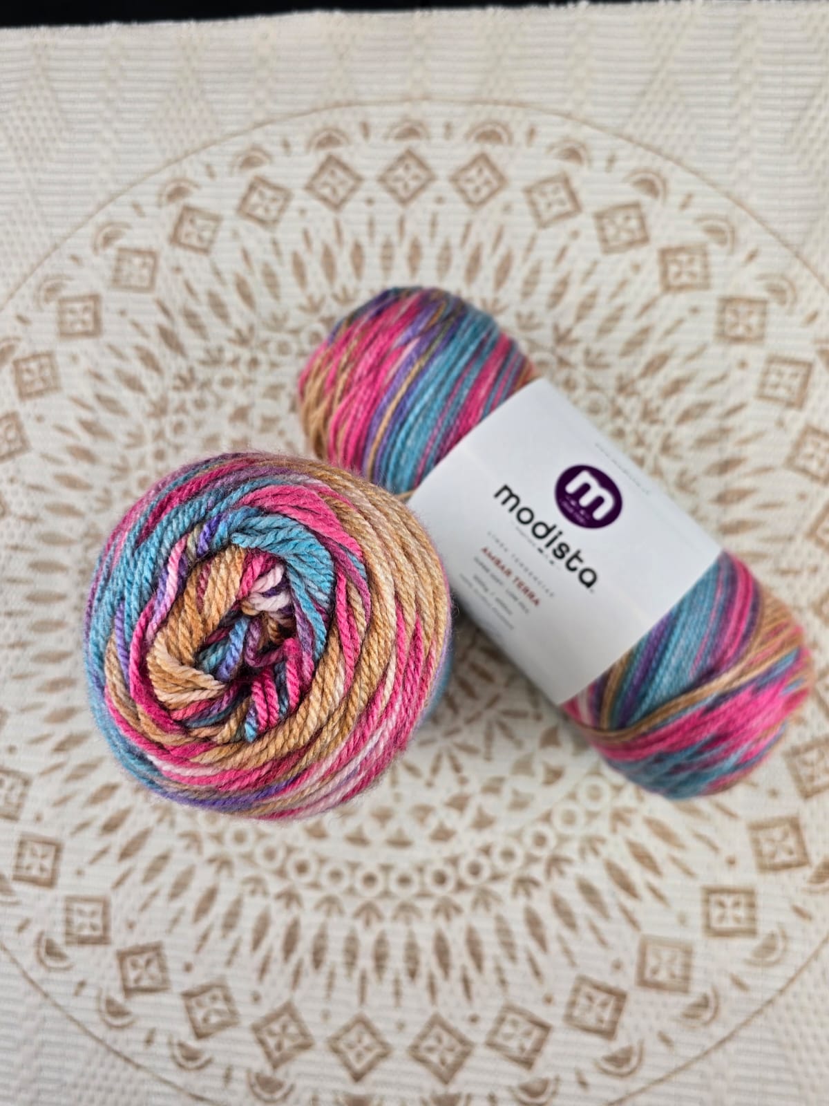 Lana Ámbar Terra Matizada 200 g Low Pilling - Color 4