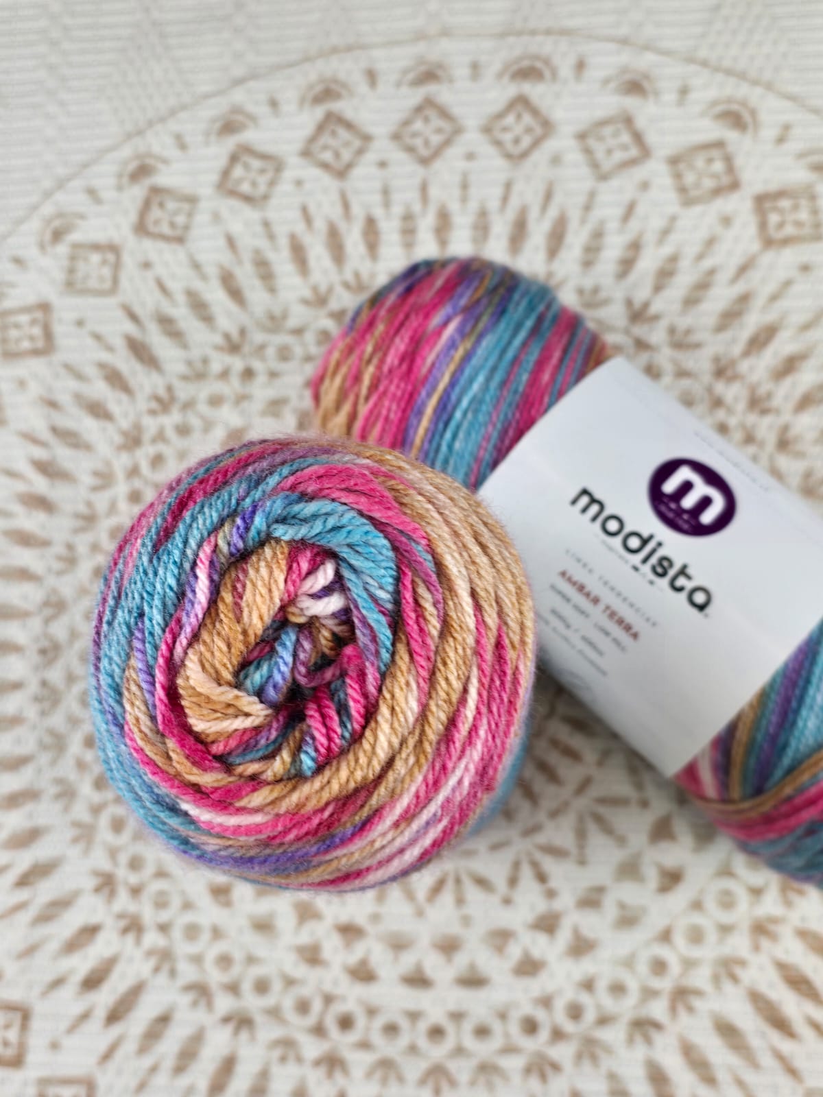 Lana Ámbar Terra Matizada 200 g Low Pilling - Color 4