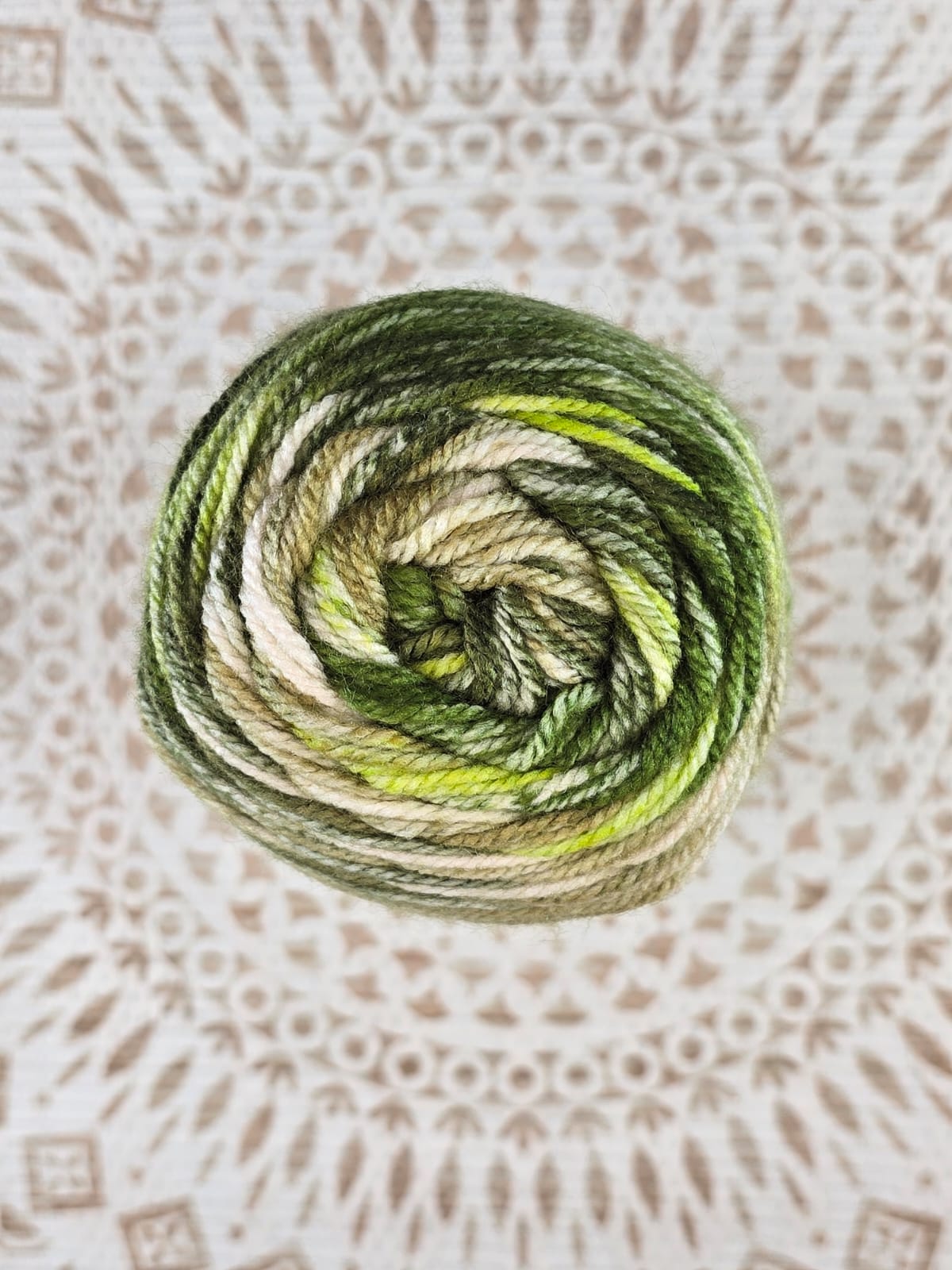 Lana Ámbar Terra Matizada 200 g Low Pilling - Color 8