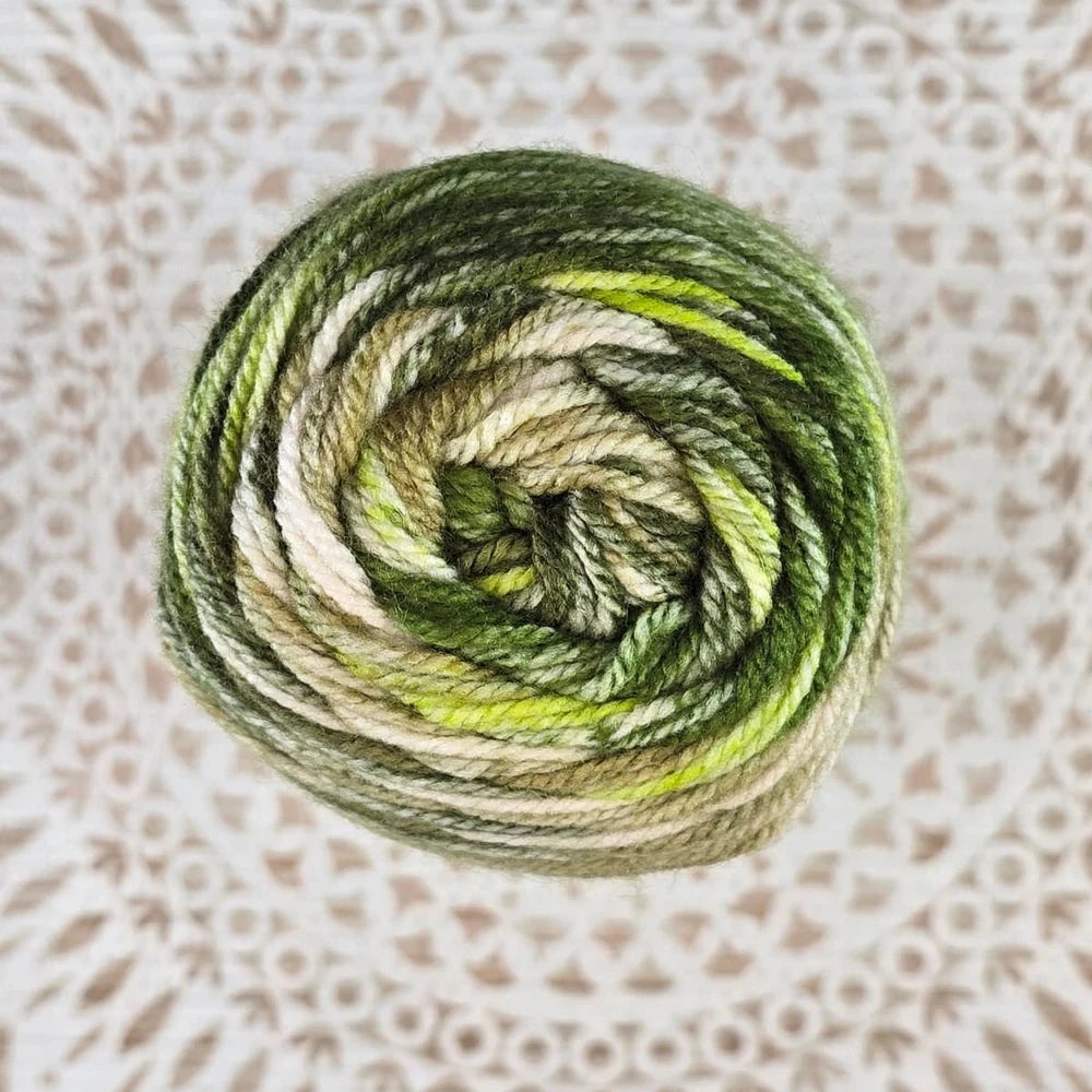 Lana Ámbar Terra Matizada 200 g Low Pilling - Color 8
