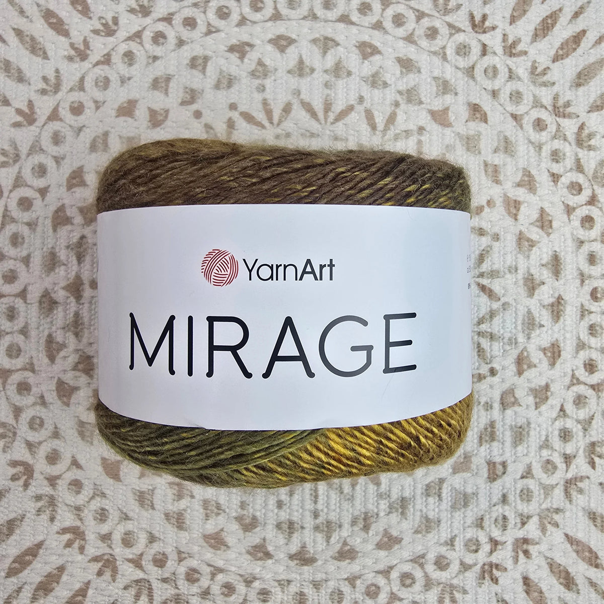 Mirage de YarnArt – Ovillo Fine 150g 500m – 20% Lana 80% Acrílico - Color Mostaza