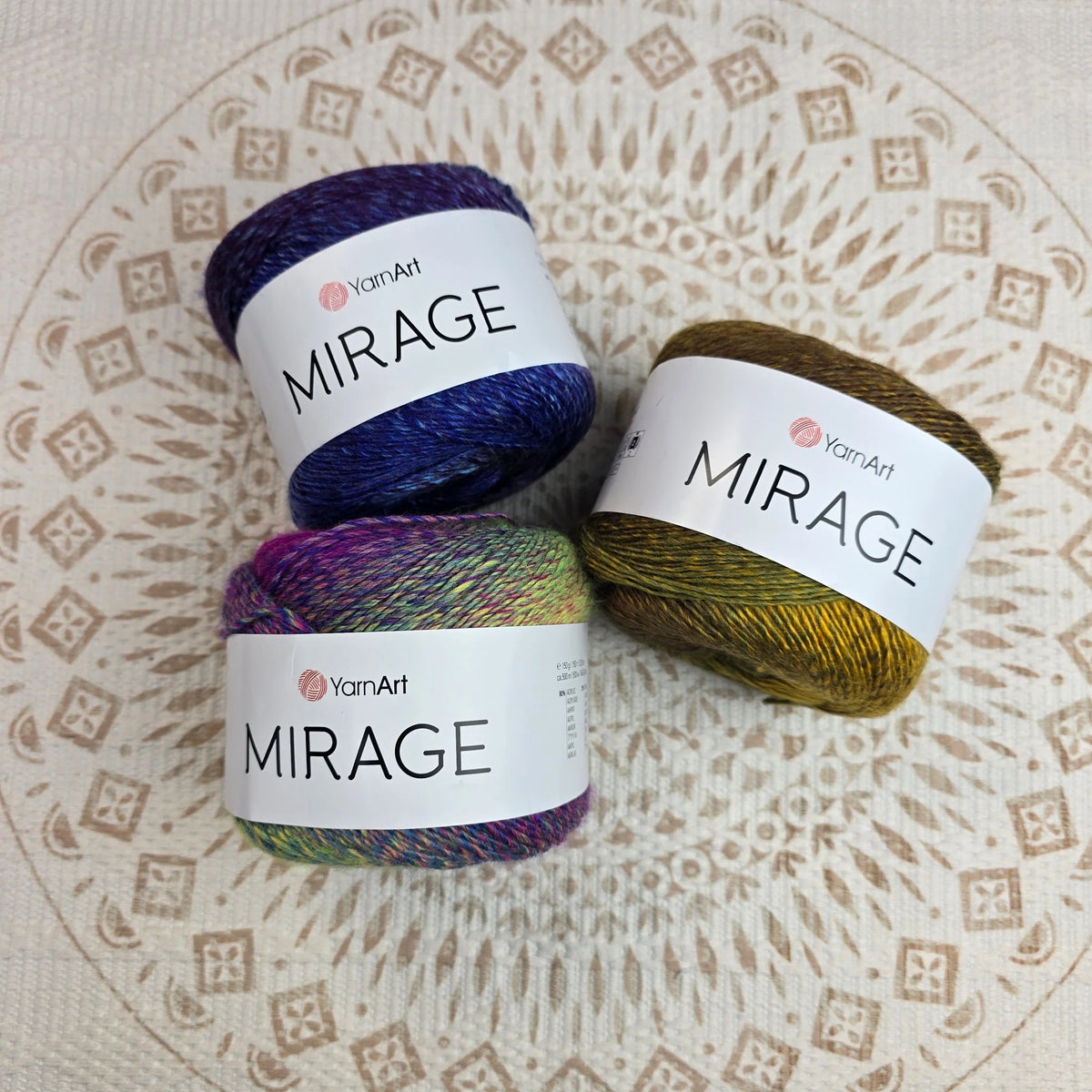 Mirage de YarnArt – Ovillo Fine 150g 500m – 20% Lana 80% Acrílico