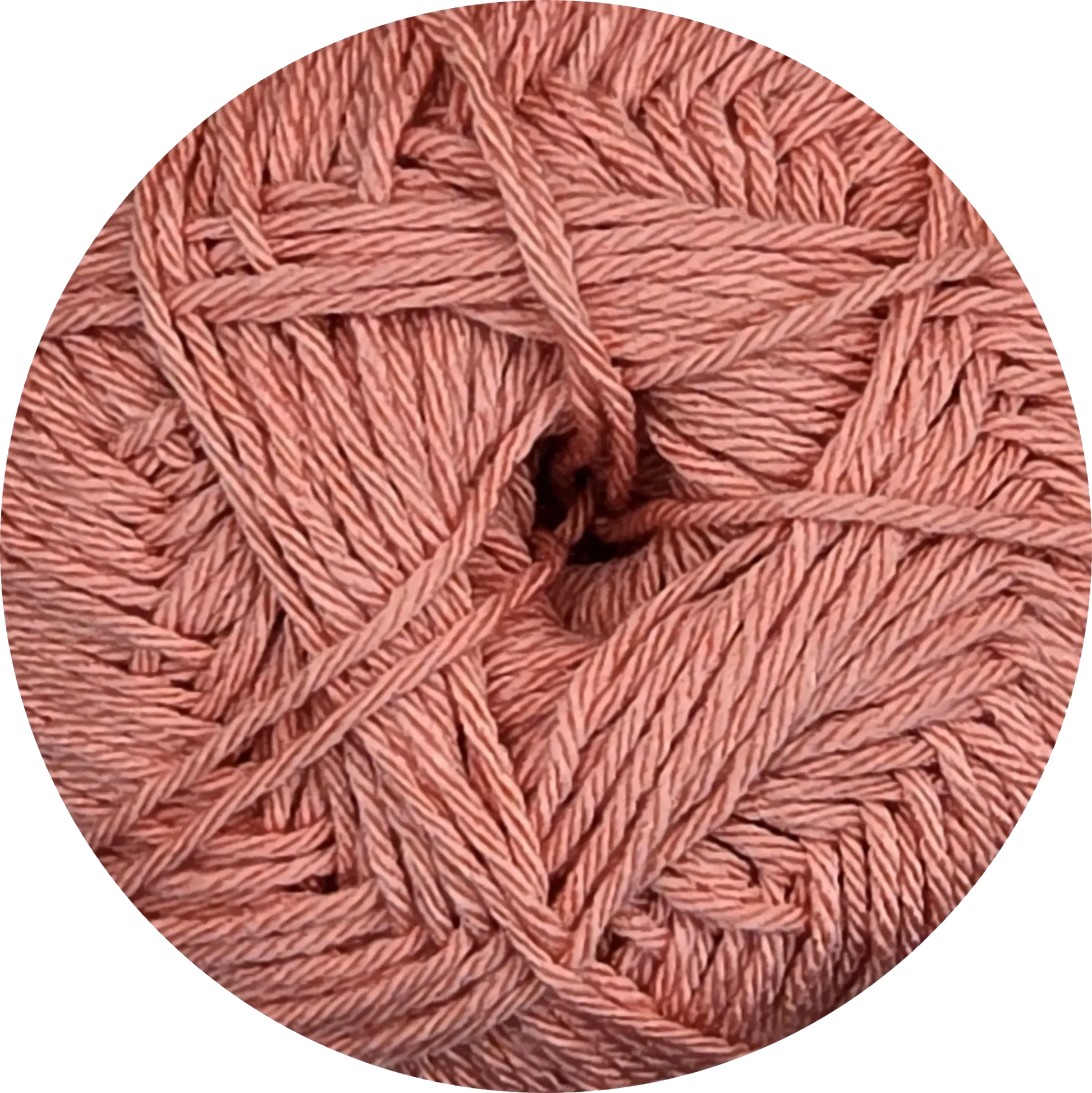 Ovillo de lana de microfibra premium color damasco 0888, ultra suave, ideal para tejidos y ropa de bebé.