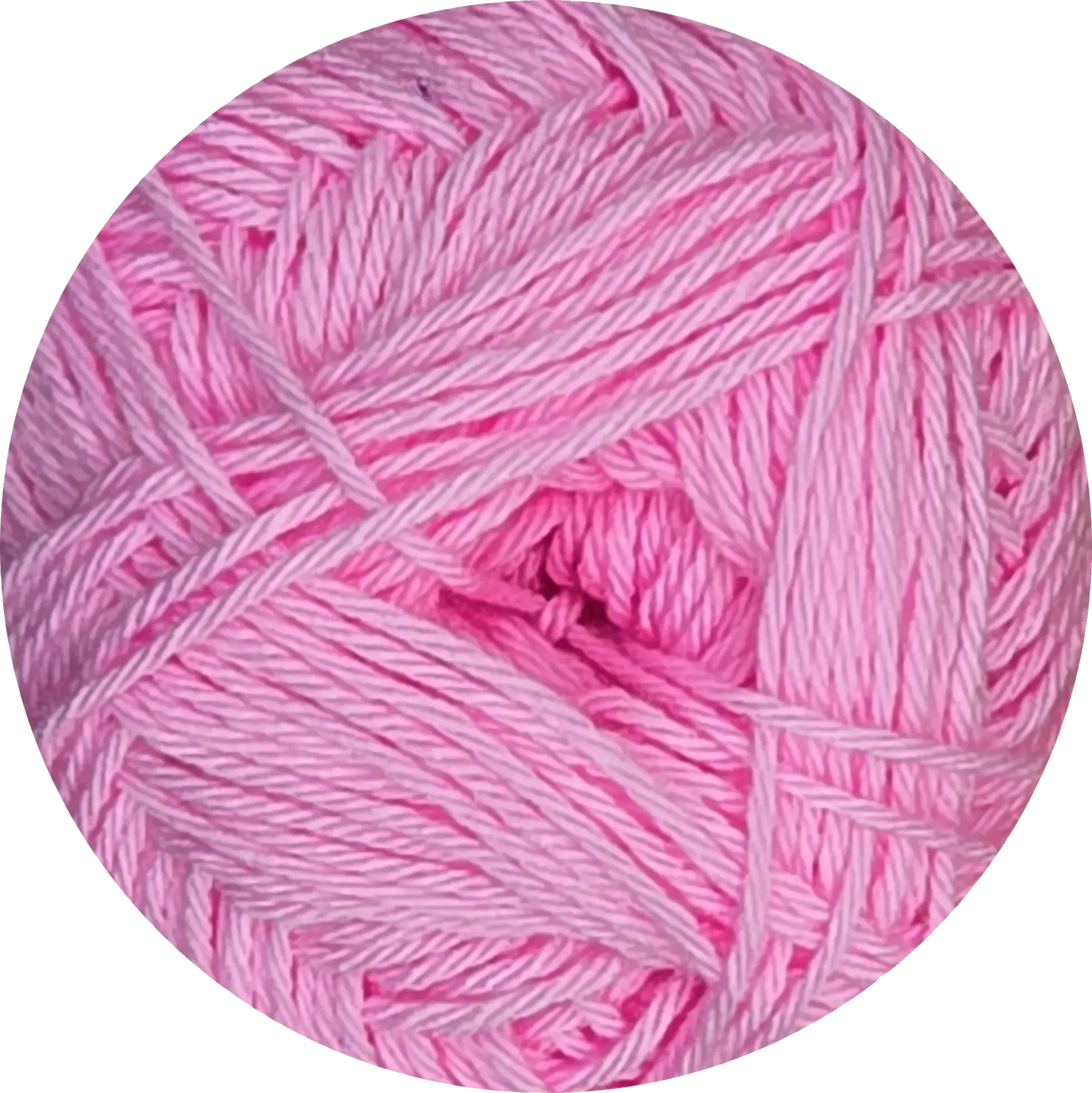 Ovillo de lana de microfibra premium para bebés en tono rosado suave y delicado, ideal para prendas infantiles.