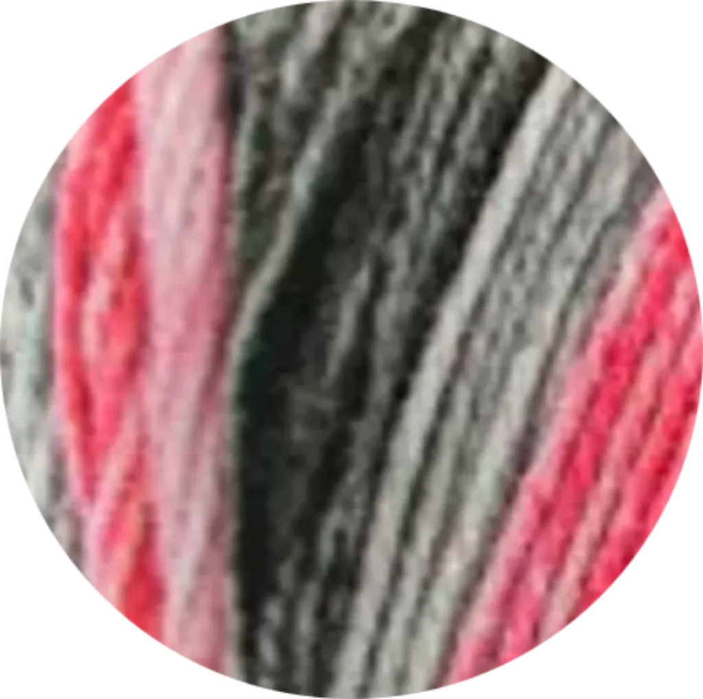 Textura de hilo 100% acrílico para bebé, Pack Ámbar Kids, hipoalergénico, con franjas en gris, verde y rosado.