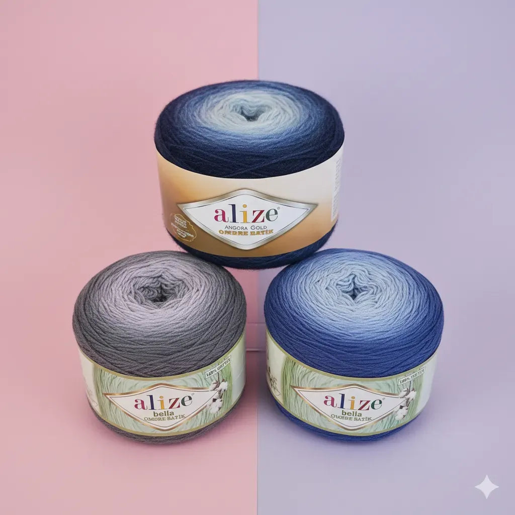 Alize Bella Ombre Batik – Ovillo Degradado 100 % Algodón